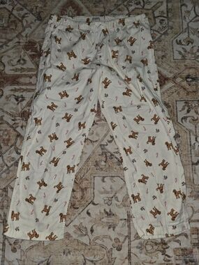J. Crew Golden Doodle Pajama Pants with Candy Cane Print
